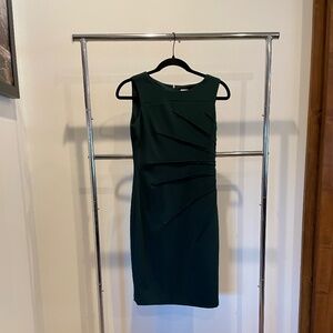 Calvin Klein forest green dress